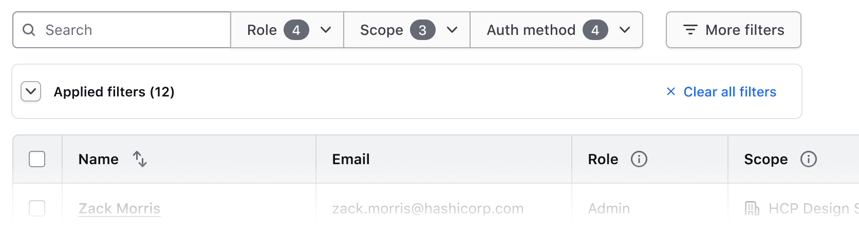 Trigger the overflow of filter parameters with a Button